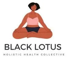 Black Lotus Holistic Health Collective logo with a seated figure above the organization name